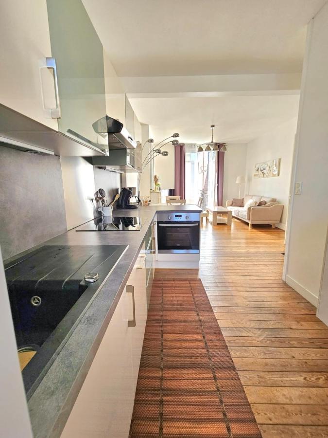 Appartement Douillet En Hyper Centre De Dieppe Esterno foto